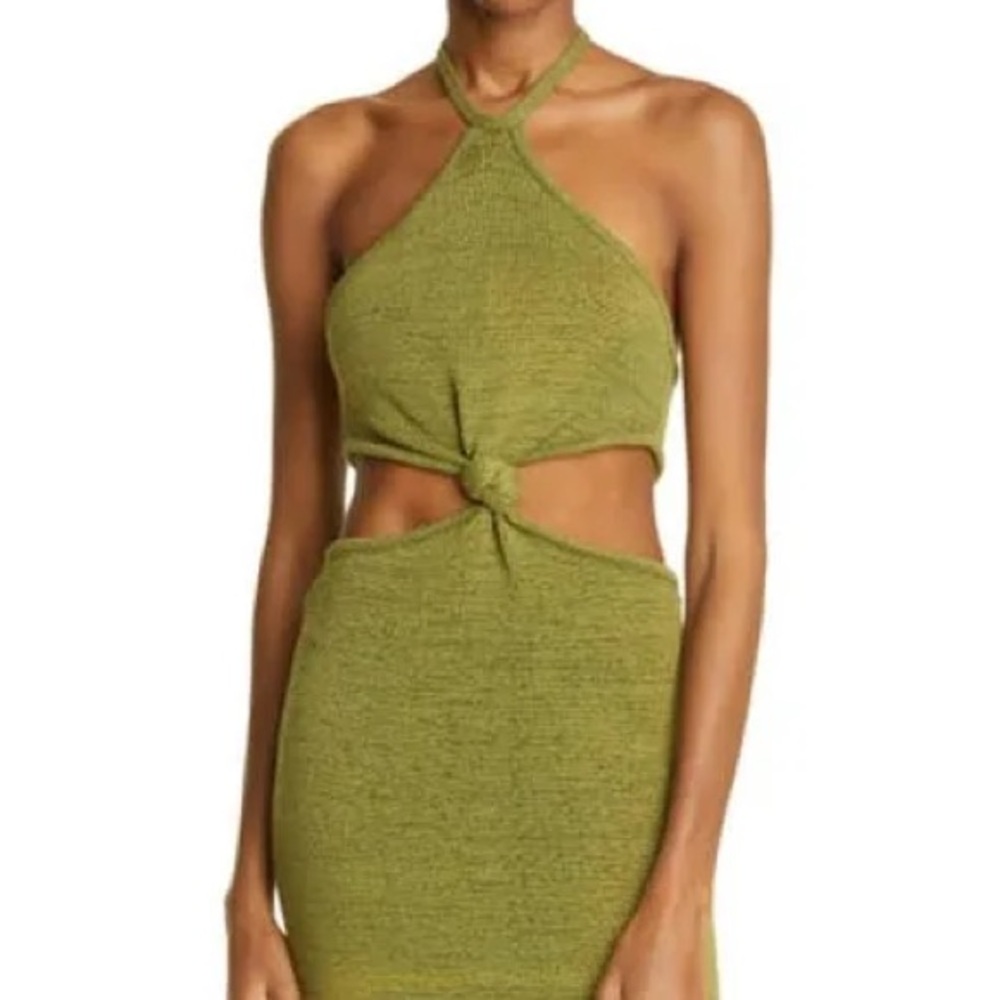 Cult Gaia Cameron Dress in Olive